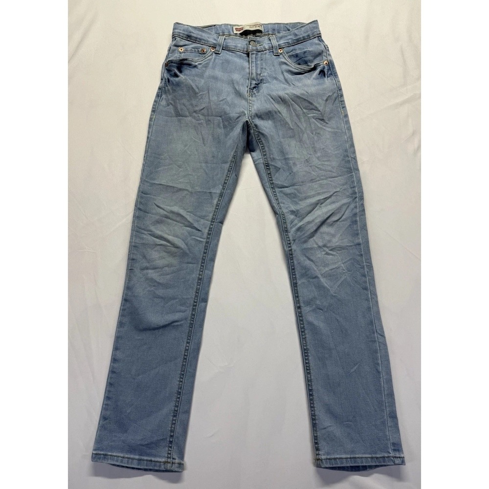 Levi's 511‎ Slim Fit Eco Performance Youth 14 Jeans light Wash 27x29 denim